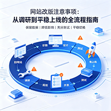 南通建站-网站改版注意事项：从调研到平稳上线的全流程指南
