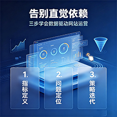 南通建站-告别直觉依赖：三步学会数据驱动网站运营
