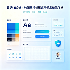 南通建站-网站UI设计:如何用视觉语言传递品牌信任感